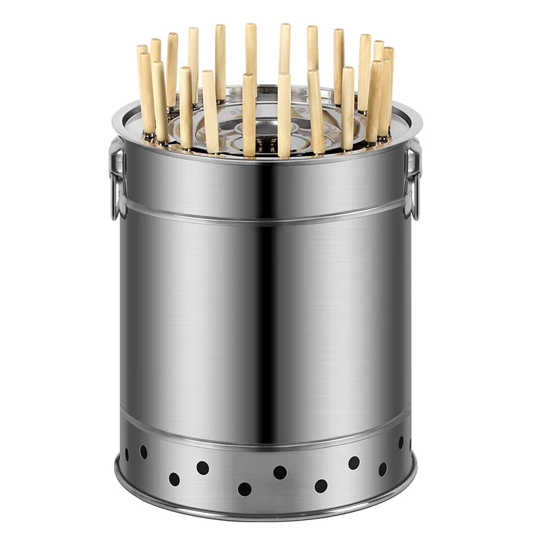 

Household Non-smoking indoor charcoal Outdoor hanging Household Stainless steel grill