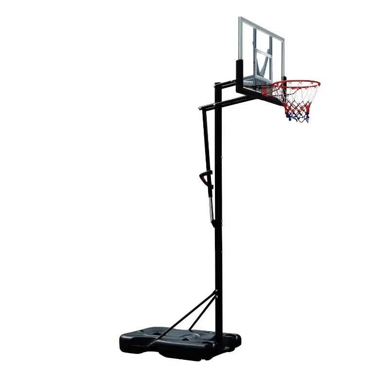 Quick lift adjustment  basketball pole with pole padding