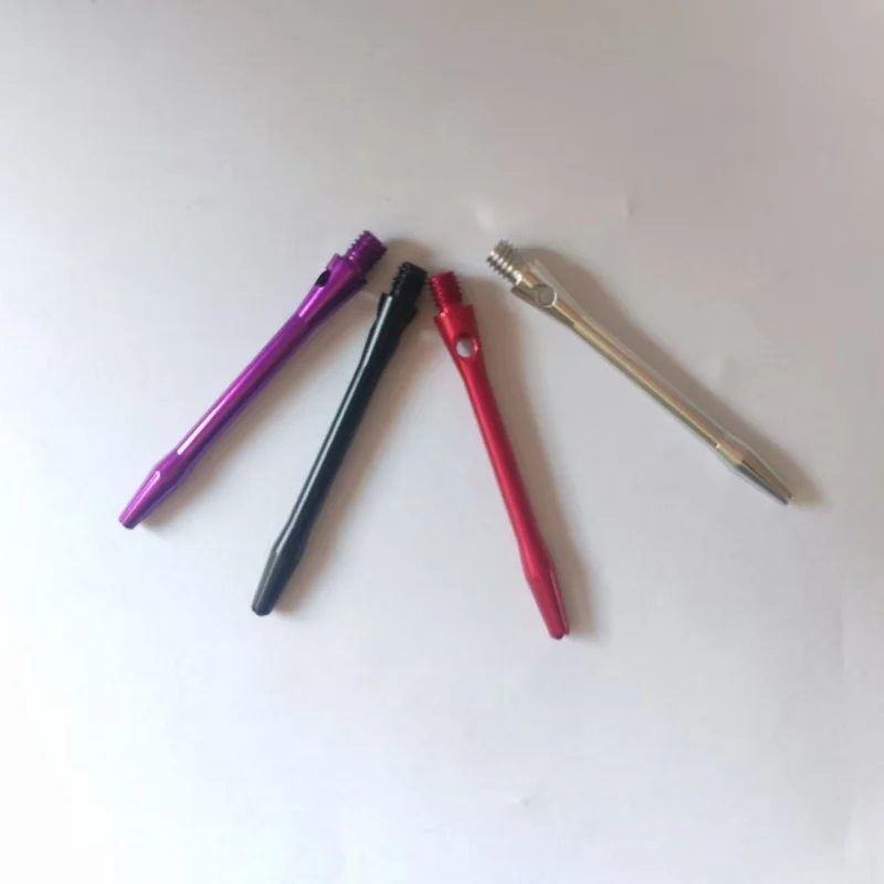 

13 шт. алюминиевых стержней для дротиков 53 мм с резьбой 2BA и пазами, сменные аксессуары для дротиков, 4 цвета в наличии