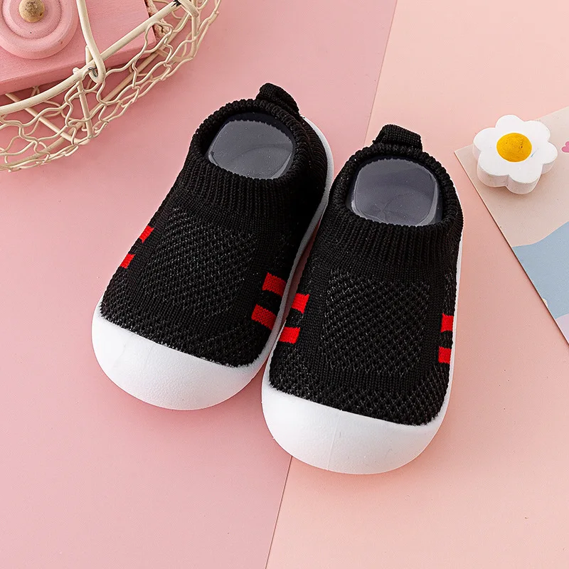 Classic Baby Toddler Shoes, Baby Shoes for Children Aged 1-3 Years Old, Boys and Girls, Spring and Autumn Shoes and Socks