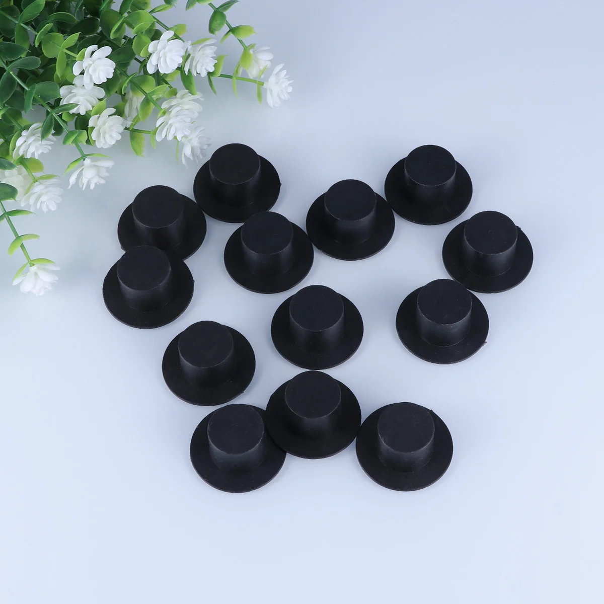 Chapeau de fête en plastique pour vêtements de sauna, casquette de clown, mini chapeau, fournitures de fête, 100 pièces