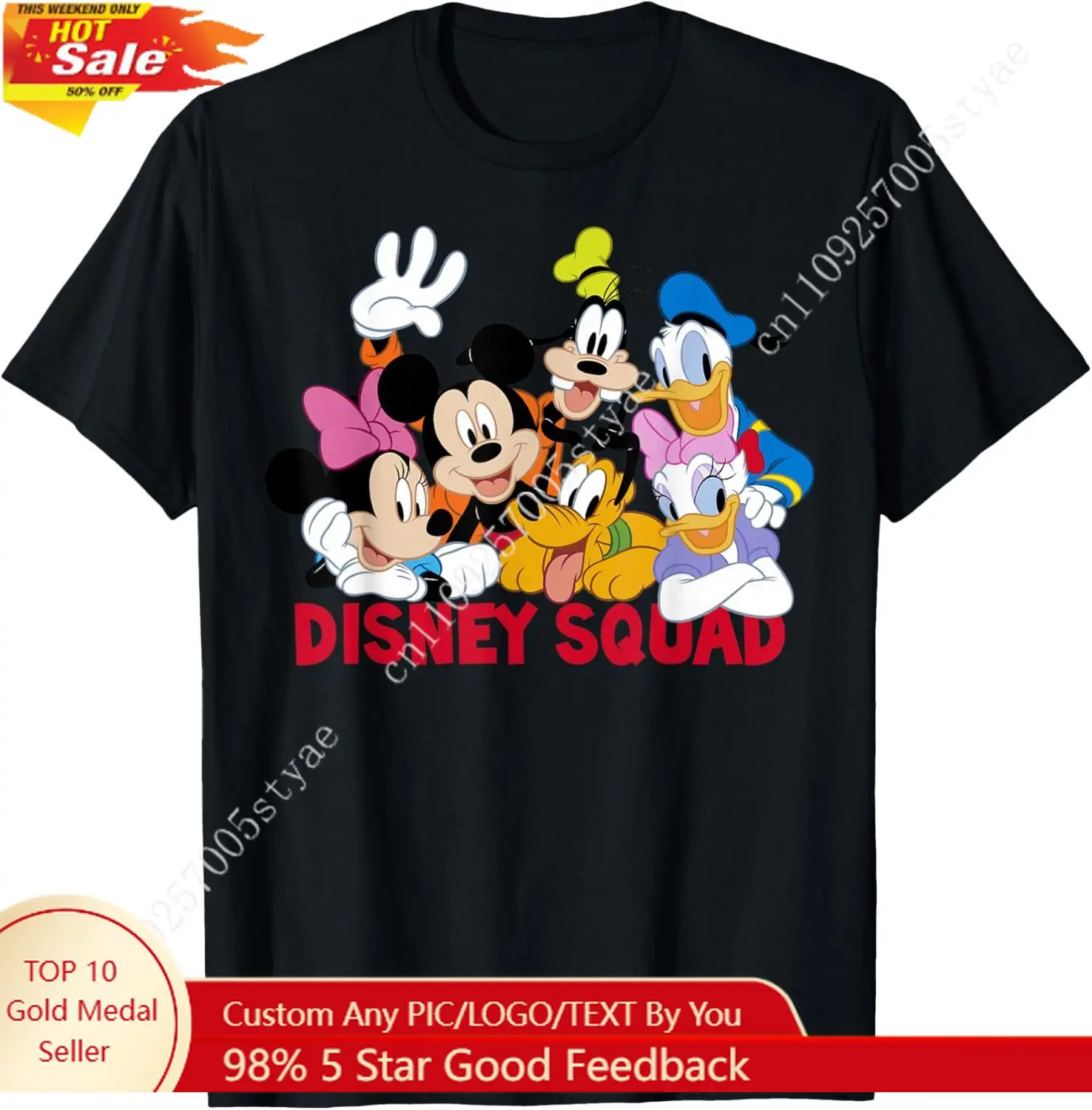 

Disney Mickey and Friends Disney Squad T-Shirt