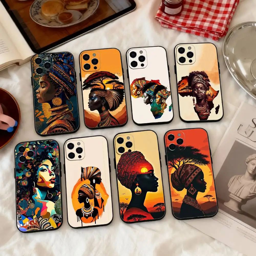 

Мягкий силиконовый чехол для телефона A-African A-Art для IPhone 17, 16, 15, 14, 13, 12, 11 X XR Plus Pro Max Plus