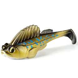 Dark Sleeper Fishing Lures For Perch Soft Plastic Bait Artificial Jig Swimbait Pike Bass Shad Trout Silicone Lure Sea Wobblers
