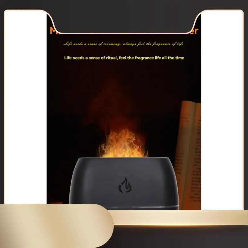 

Aroma Diffuser Mini Ultrasonic USB Air Humidifier 3D Flame Diffuser Essential Oils Diffuser Aromatherapy Air Freshener-N36R