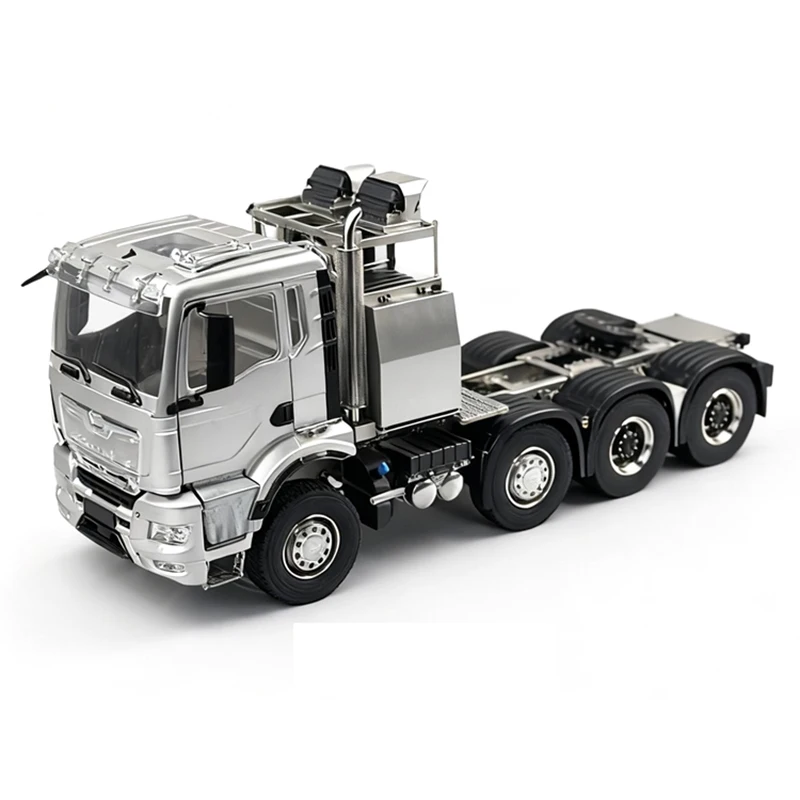 8X8 RC Tractor 1/14 TGS Full Metal Shell with Openable Door RC Trailer Model RTR Version Remote Control Car Toys for Boys
