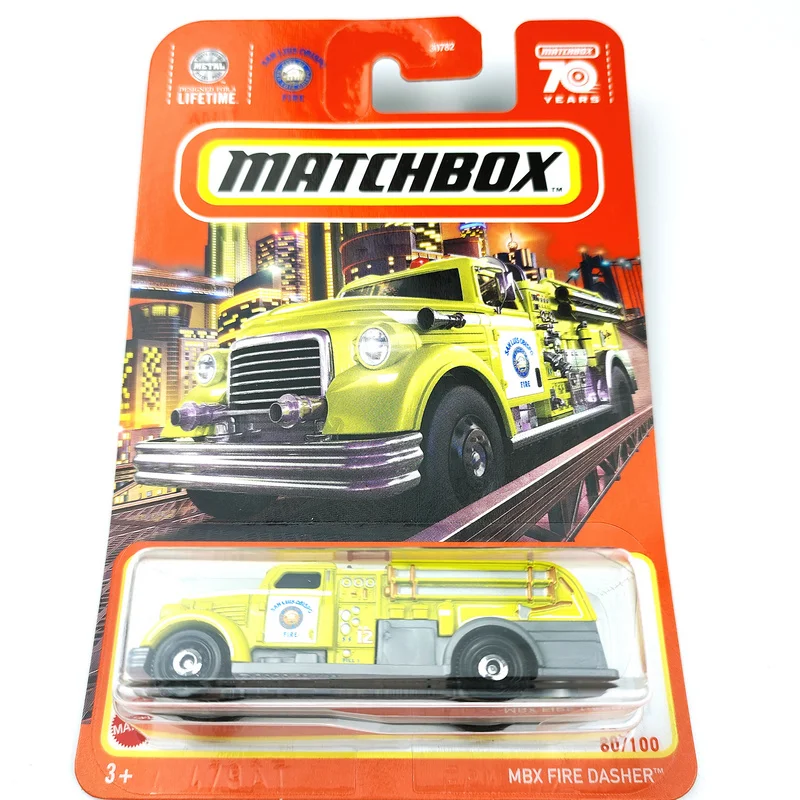 2023 Matchbox Cars  MBX FIRE DASHER 1/64 Die-cast Model Car Toy Vehicles