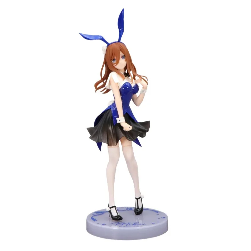 In Stock Genuine FuRyu Eiga Gotoubun No Hanayome Nakano Miku Trio-Try-iT Figure Color Bunny Ver Anime Cartoon Model Toys view 2
