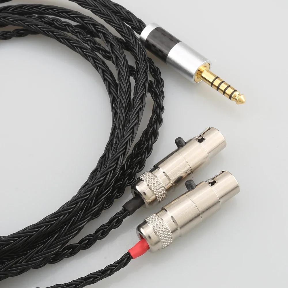 HIFI 16 Core 7N OCC 4.4mm XLR 4PIN سماعة كابل ل Audeze LCD-3 LCD-2 LCD-X LCD-XC LCD-4z LCD-MX4 LCD-GX
