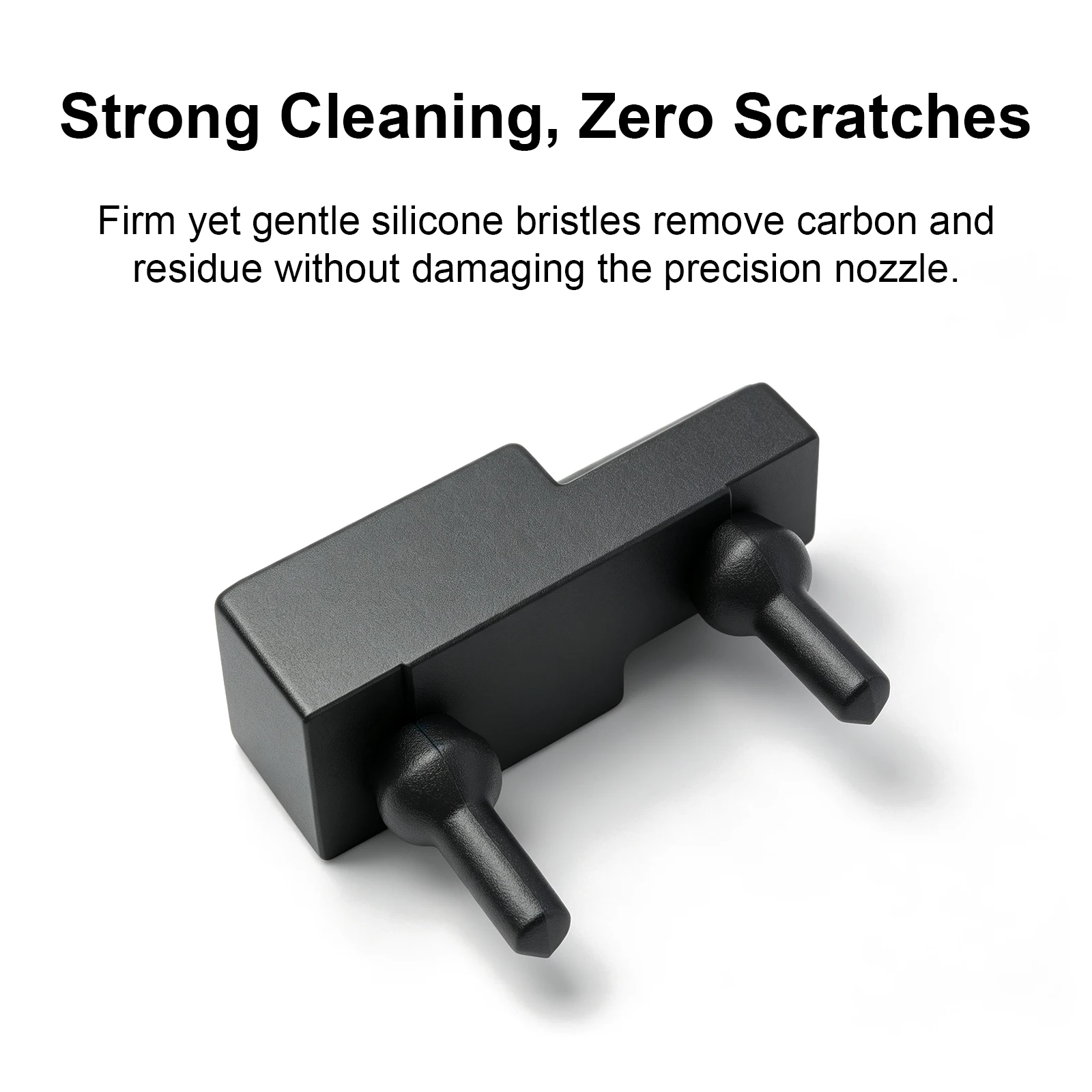 12PCS Silicone Brush For Flashforge Creator 5/5 Pro Silicone Nozzle Wipers High-Temp 320℃ Zero-Scratch Brushes 3D Printer Parts