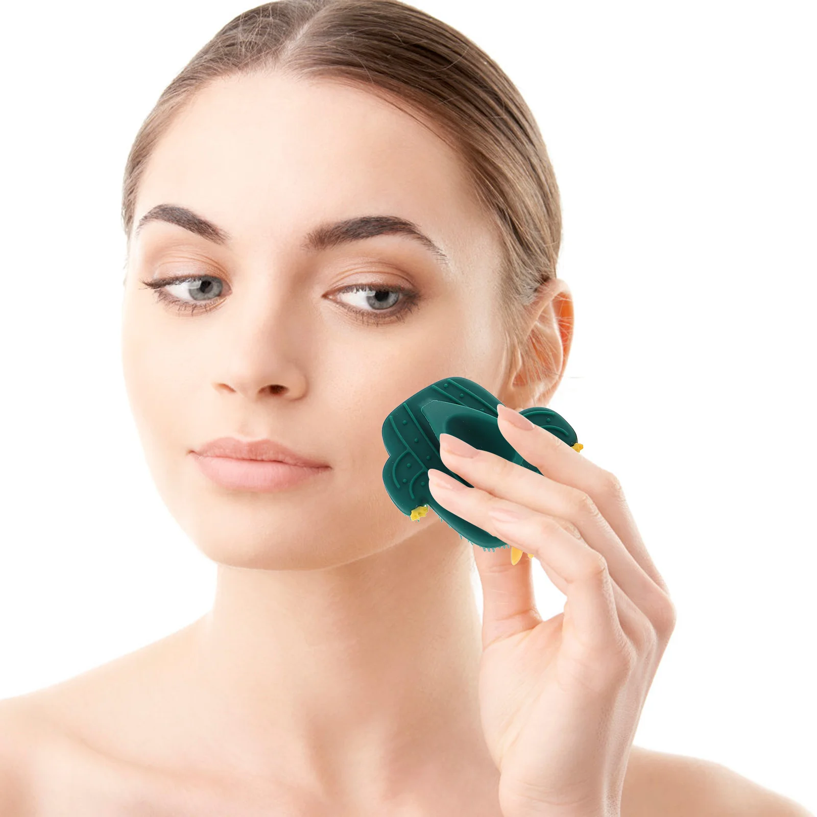 3 Stuks Siliconen Gezichtsborstel Zachte Gezicht Cleanser Scrubber Diep Schoon Vuil Talg Make-Up Remover Peeling Gezichtsreiniging Borstel