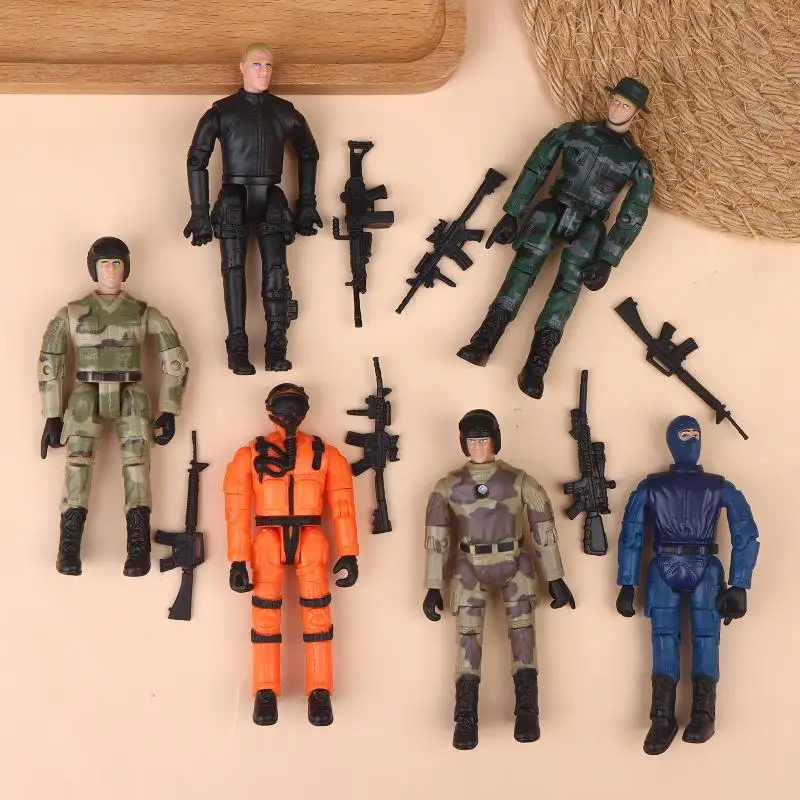 Figura de acción muñeca controlador de garaje para coche RC MN82 MN99S MN D90 D99S WPL C14 C24 JJRC, 1/3/5 piezas, tonos aleatorios