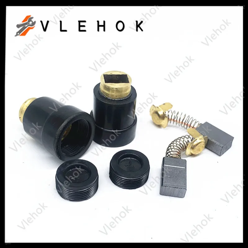 Set portaspazzole in carbone per H45MR H45MRY DH40MR DH40MRY VB13Y VB16Y H45SR DH40FR DH40SR H45FRV