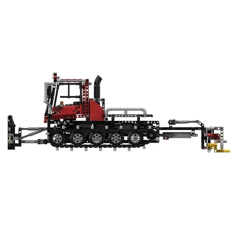 

Pistenbullet 400 Snow Sweeper FM Tractor Semi Trailer 2162PCS Remote Control Truck Tower Head Technology Toy Block MOC-137621