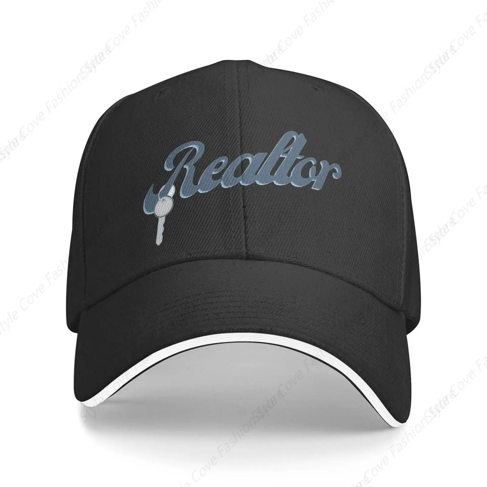 

Realtor Real Estate Baseball Cap Funny Hats Adjustable Trucker Cap Baseball Cap Four Seasons Outdoor Fishing Hat Adjustable Hat