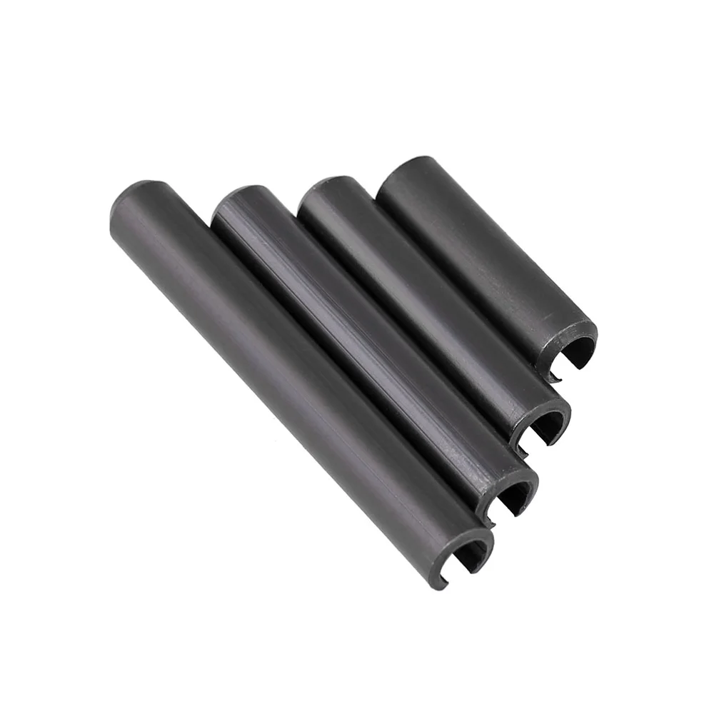 Split Spring Dowel Positioning Pin M1.5 M2 M2.5-M12 Spring-Type Straight Pins Steel Spring Elastic Cylindrical Cotter Pin Dowel