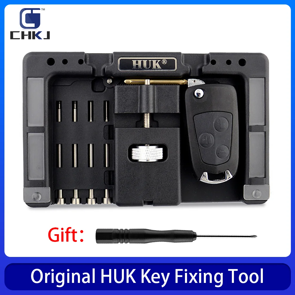 CHKJ Original HUK Key Fixing Tool Flip Key Vice Of Flip-key Pin Remover for Locksmith Tool With Four Pins