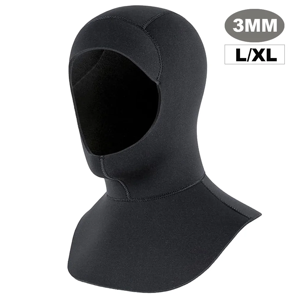 Duikkap Duikhoed 3mm/5mm Neopreen Rekbare Thermische Wetsuit Cap Scuba voor Mannen Vrouwen Koud Water Zwemmen Snorkelen Surfen