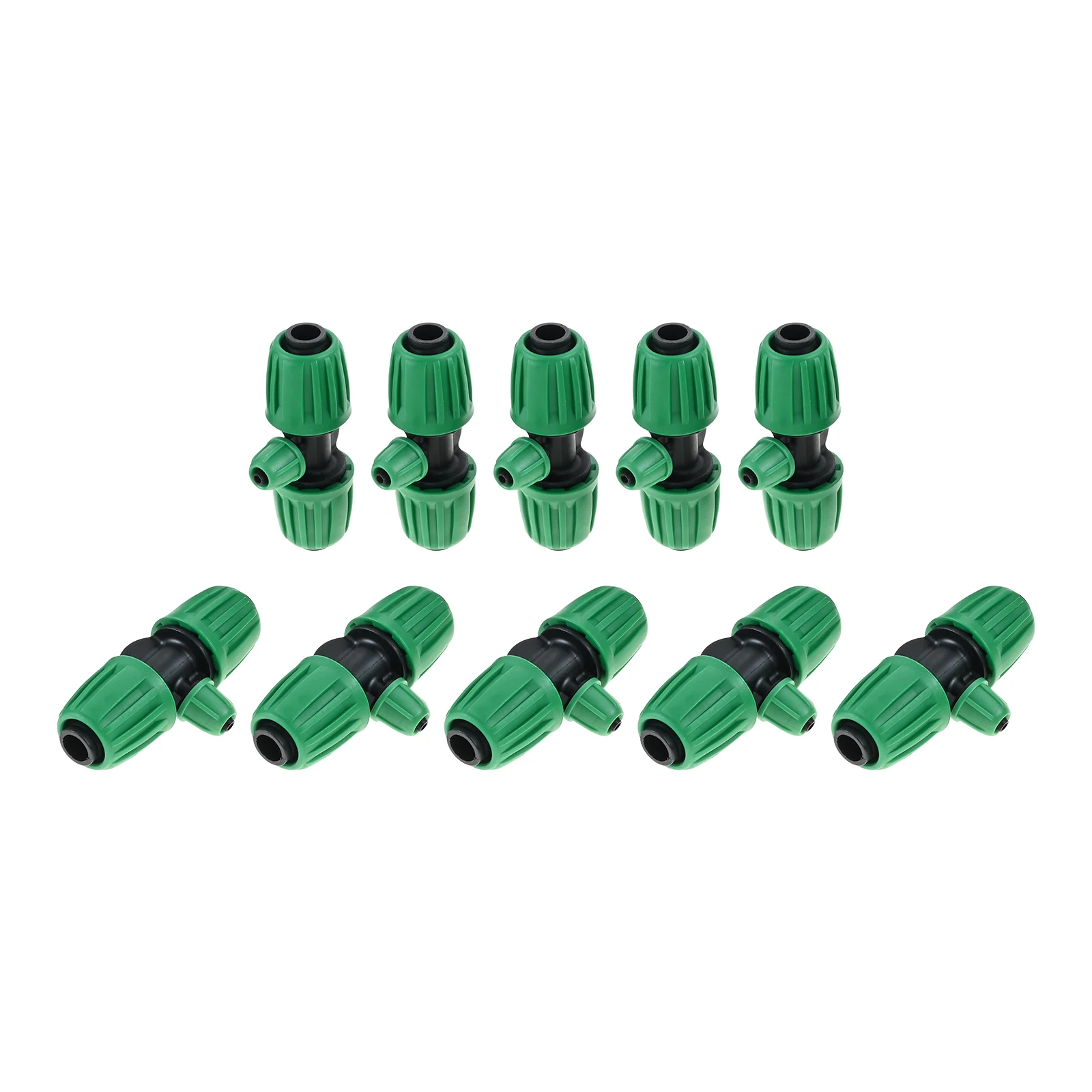 10Pcs Locking Barbed Tee 1/2