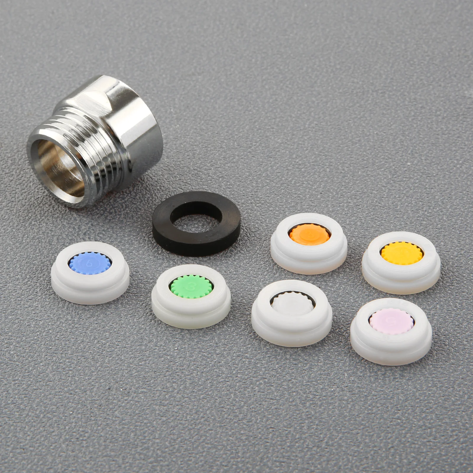 Bathroom Shower Flow Reducer Limiter Set Water Saving 6 Different Flow Restrictor Aerator Water Controller Reducer Shower Head