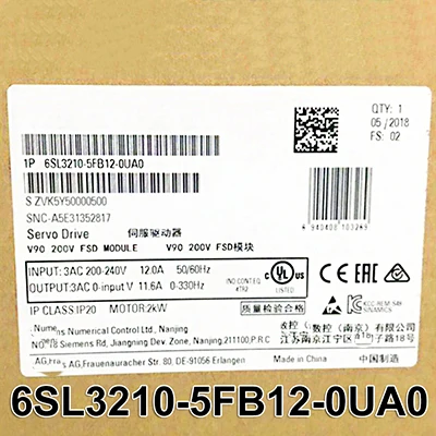 

6SL3210-5FB12-0UA0 Servo version driver 6SL3 210-5FB12-0UA0 Unit Module