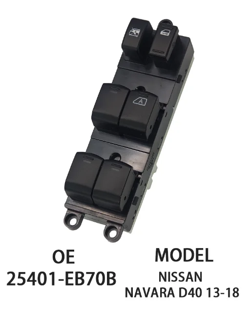 25401-EB70B window regulator switch assembly right-hand drive, suitable for NIS 13-18