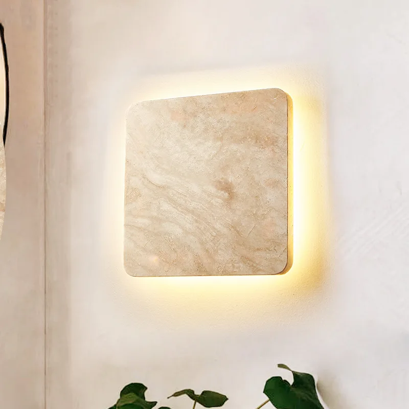 โคมไฟติดผนังข้างเตียงสไตล์ครีม โพสต์โมเดิร์น มินิมอล ดีไซน์เนอร์ สำหรับทางเดิน ห้องนั่งเล่น โคมไฟตกแต่งผนังสุดสร้างสรรค์