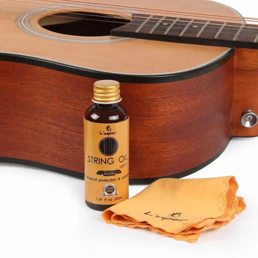 Praktyczny olejek do karmienia gitary Olej do strun gitarowych Akcesoria gitarowe Olej cytrynowy do podstrunnicy basowej Ukulele Pielęgnacja strun Y8f7