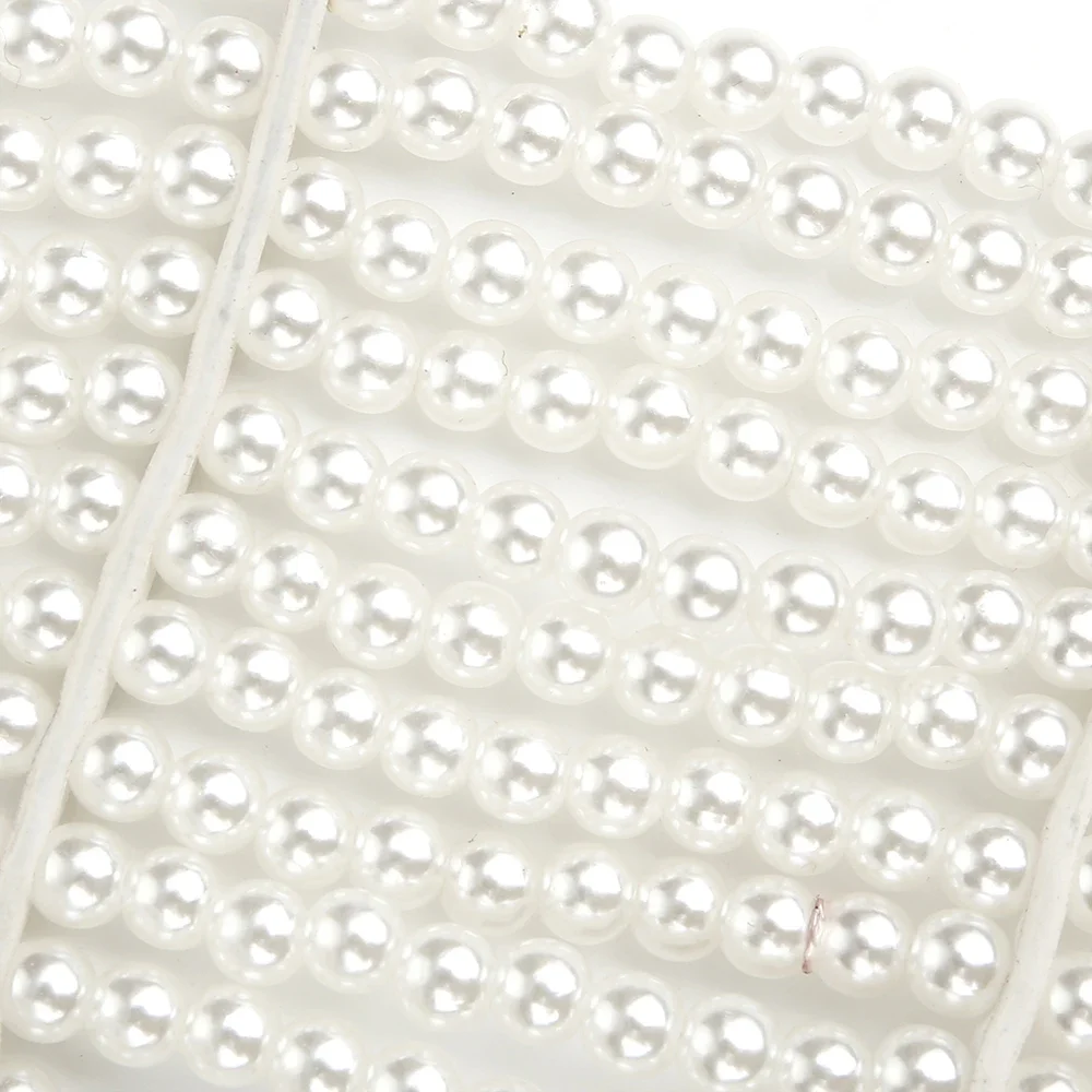 Sexy Pearl Body Chain For Women Necklaces Shawl Female Punk Style Beaded Collar Shoulder Sweater Long Chain Bridal Body Jewelry