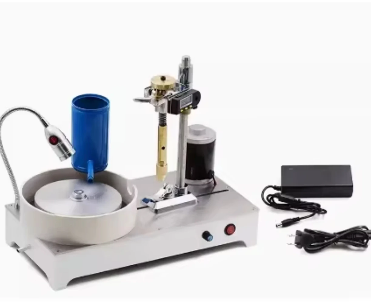 FOR Digital Display Gem Faceting Machine Precision Gemstone Faceting with Digital Angle Manipulator Jewel Flat Grinder