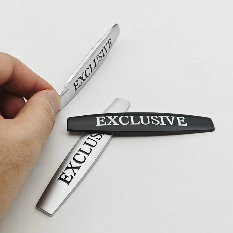 3D معدن كروم أسود سيارة ملصق شعار حصري شارة شعار الشارات لمرسيدس بنز العالمي اكسسوارات السيارات