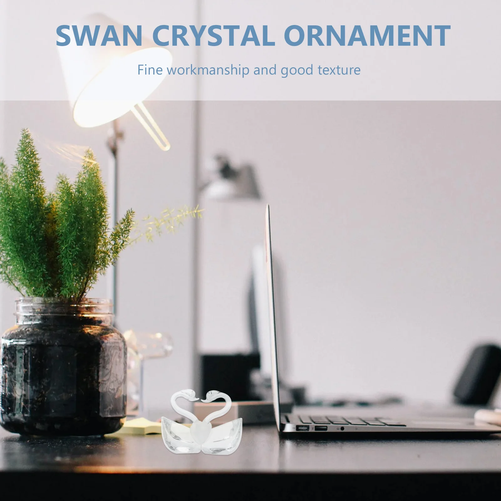 

Crystal Swan Shiny Swan Ornament For Wedding Party Decor Birthday Gift Home Office Car Interior Decoration
