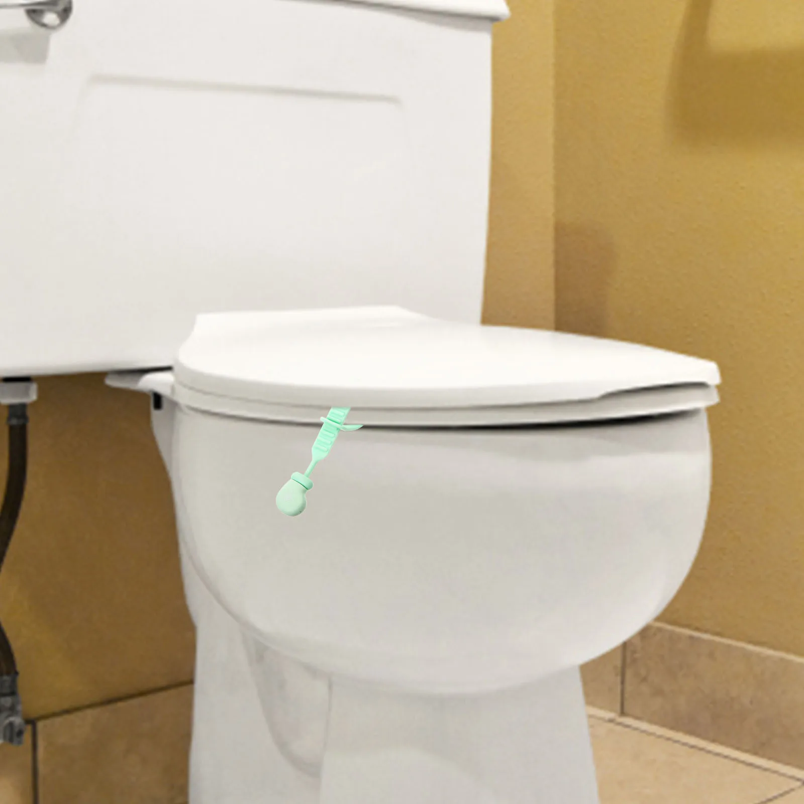 

Toilet Seat Lifter Handle Silicone Sturdy Build Bathroom Upgrade Tool Hygienic Use No Touch Design