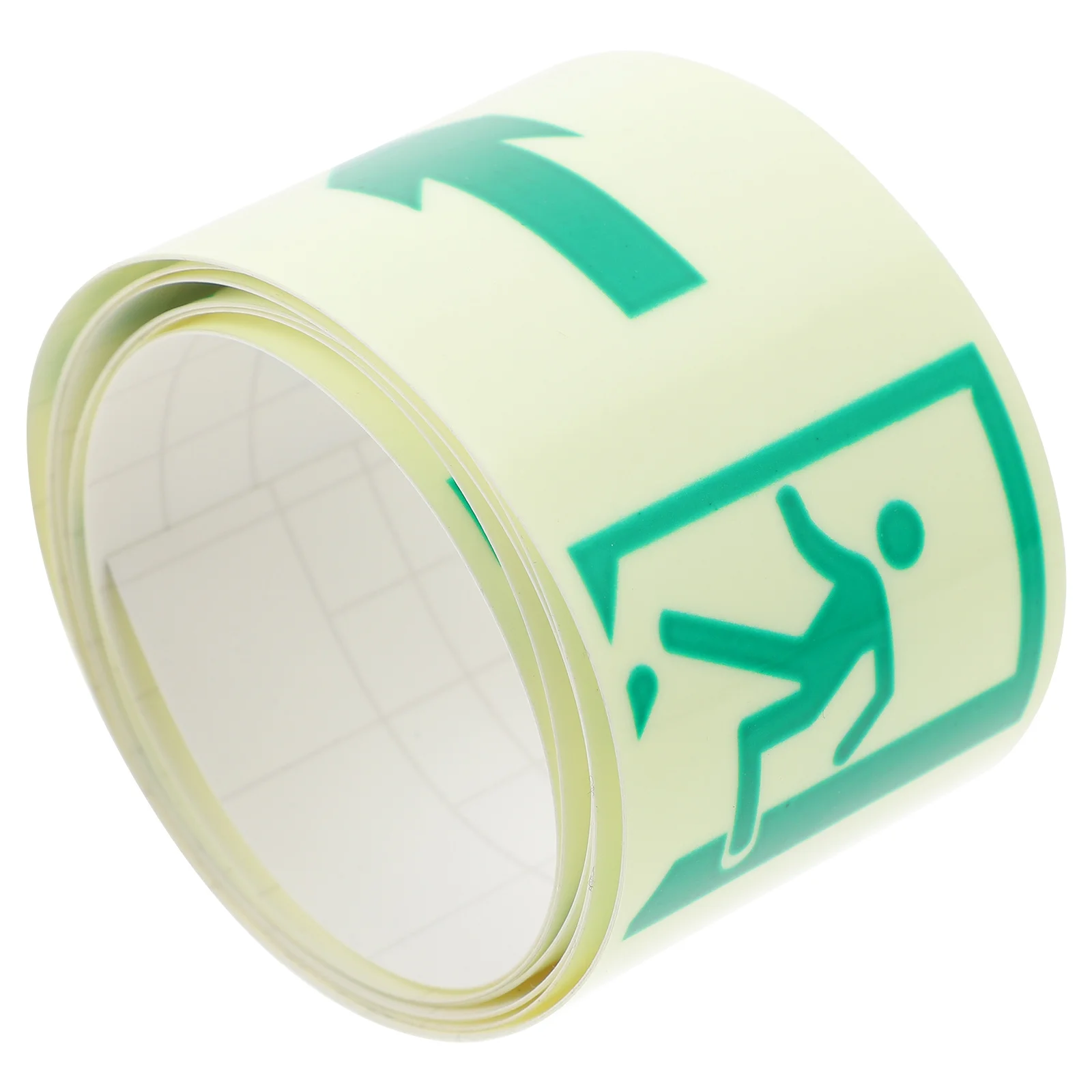 1 لفة تتوهج في الشريط الداكن ملصق مسار أمان ذاتي الإضاءة للممر ملصق تحذير مضيء للسلامة المرورية