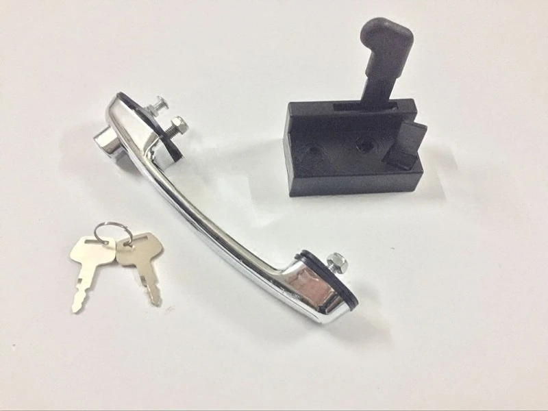 

1pc for excavator HYUNDAI R60-7 Driver cabin door lock assembly internal and external handle lock blocks