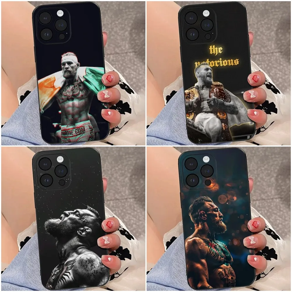 C-Conor M-McGregor Phone Case For iPhone 16,15,14,13,12,Pro,Max,11,7,8,Plus,XR,XS Max Shockproof Silicone Soft Shell