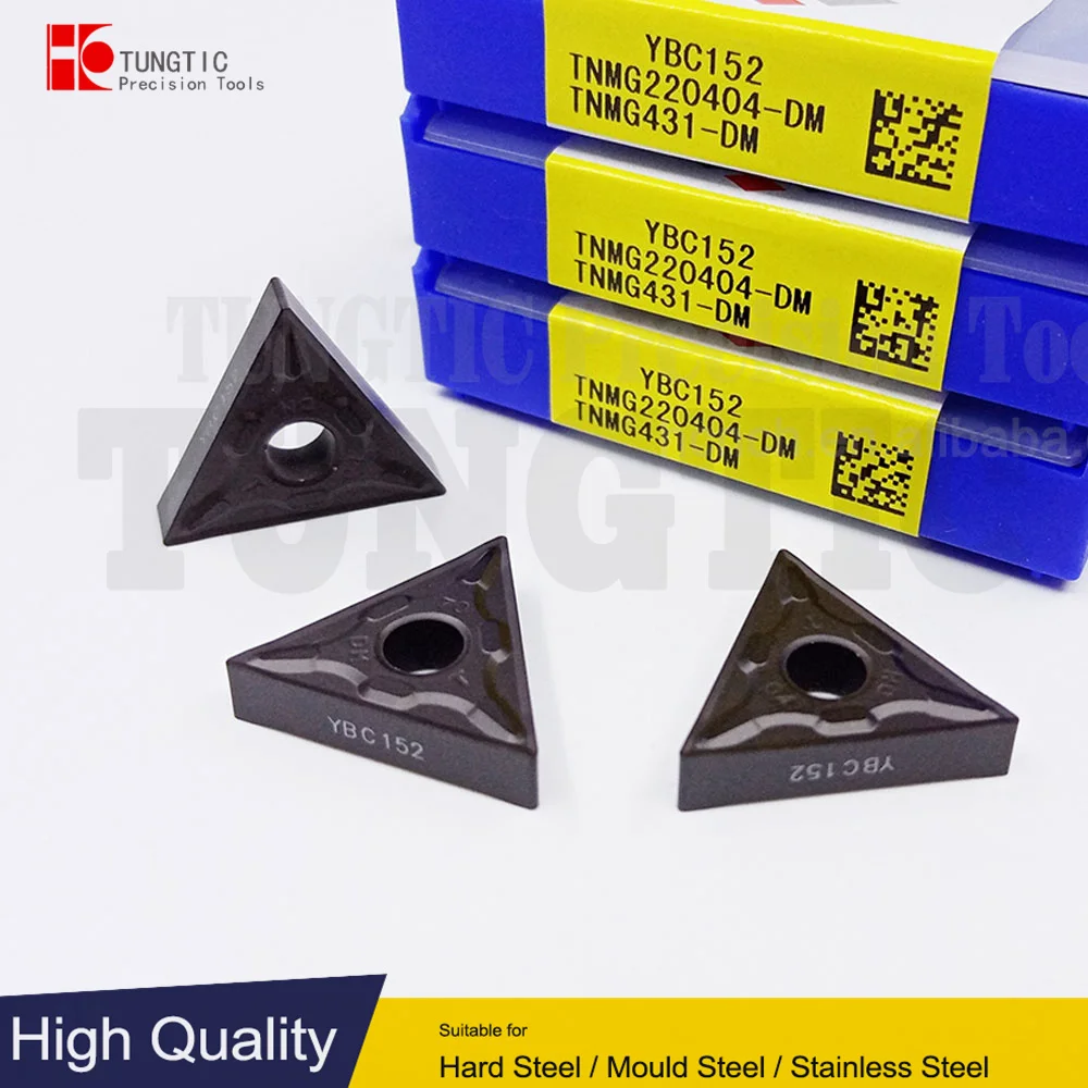 

TNMG220404-DM YBC152 YBC251 YBC351 TNMG431-DM Turning Inserts Carbide Cutter For CNC TNMG 220404-DM