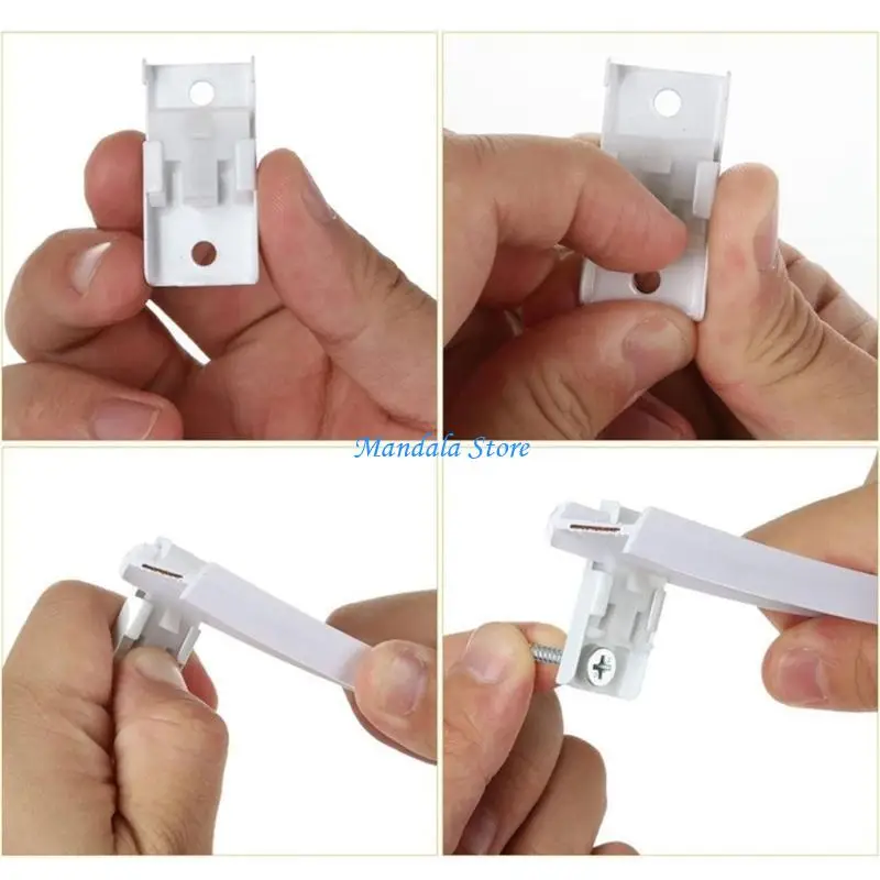 

U2JC Easy Installation 5 Meter Curtain Rails with Noiseless Rollers Set Ceiling Track Kits for Residential and Commercial Use