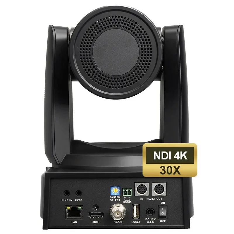 SONY-SDI Câmera de Transmissão ao Vivo, Webcam Zoom, VMix, OBS, USB, SONY PTZ, Rastreamento AI, POE, Tiktok, HDMI, 4K60, 30X