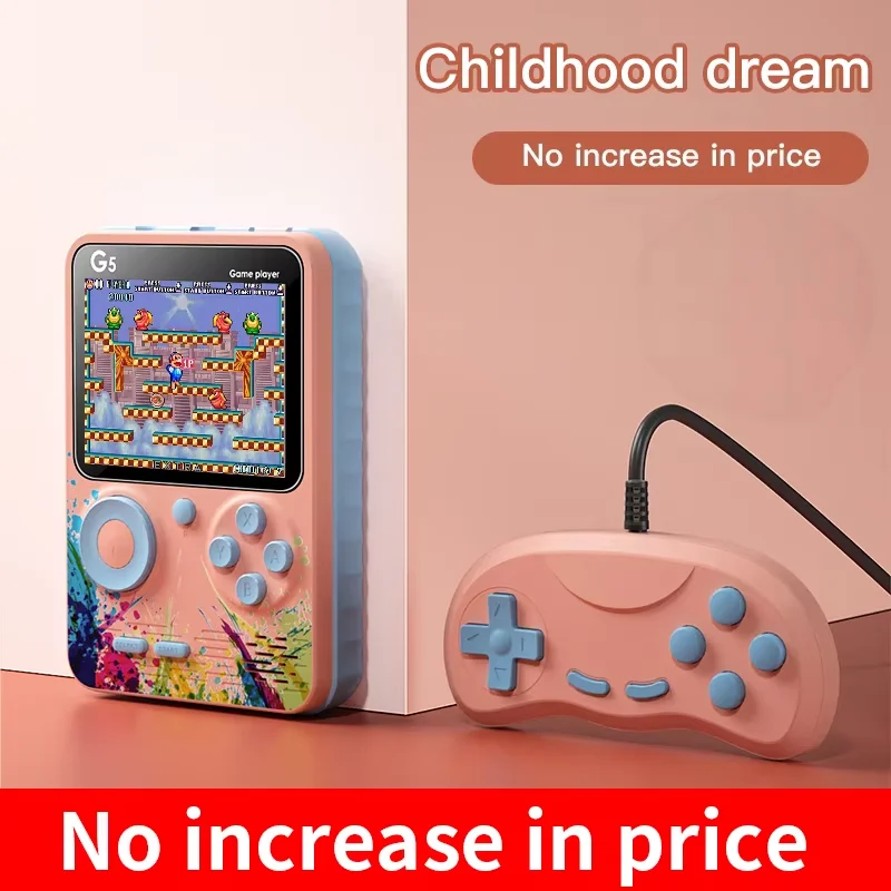 G5 500 em 1 mini jogo jogadores de jogo portátil retro console de vídeo menino 8 bits 3.0 Polegada jogos de tela lcd colorida