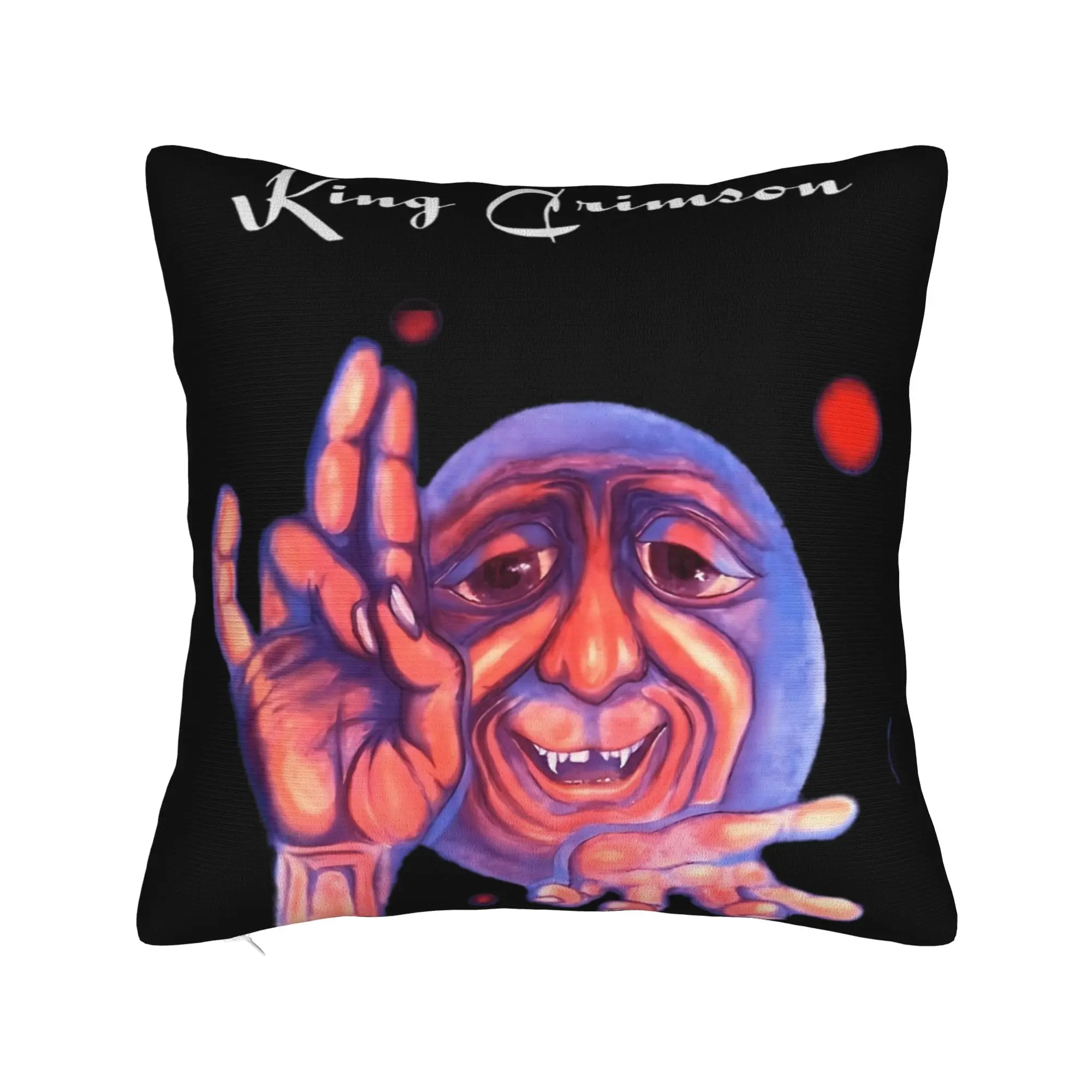 King Crimson Rock Band Pillowcases Accessories Printed Cushion Cover Decorations  Pillow Case Cover Home Multiple Sizes