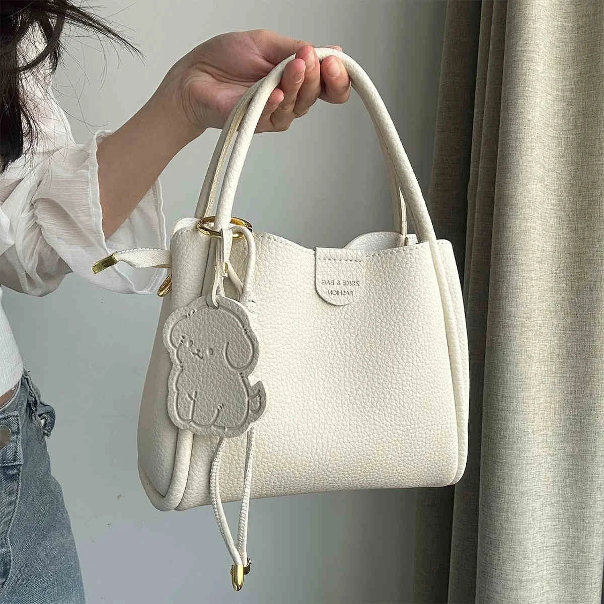 

Модные универсальные сумки с французской текстурой, мягкие кожаные сумки на одно плечо, женские дизайнерские сумки через плечо, сумки-тоут