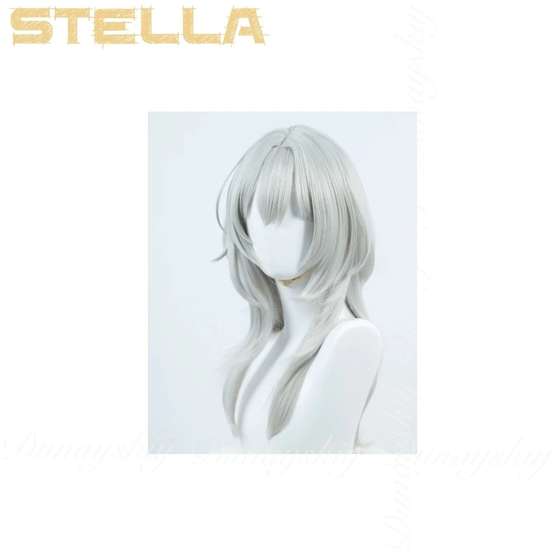 Honkai: Star Rail Game Stelle Cosplay con piccolo procione Abitino Abbigliamento da donna e parrucca grigia Costume cosplay pieno di set