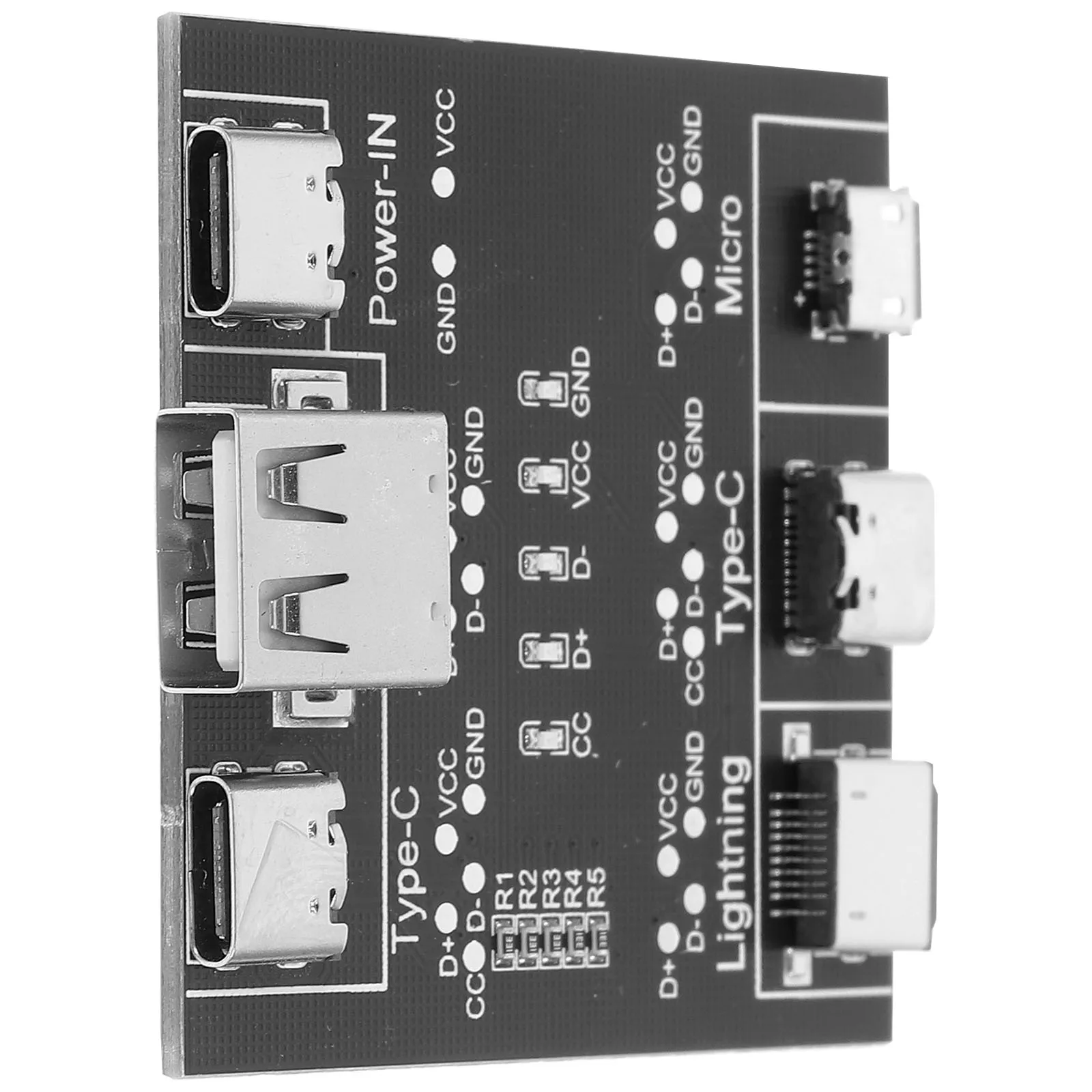 

USB Cable Tester Board Charging Wire Fast Detection USB C Tester Wire Checker Portable Testing Board for Data Cable