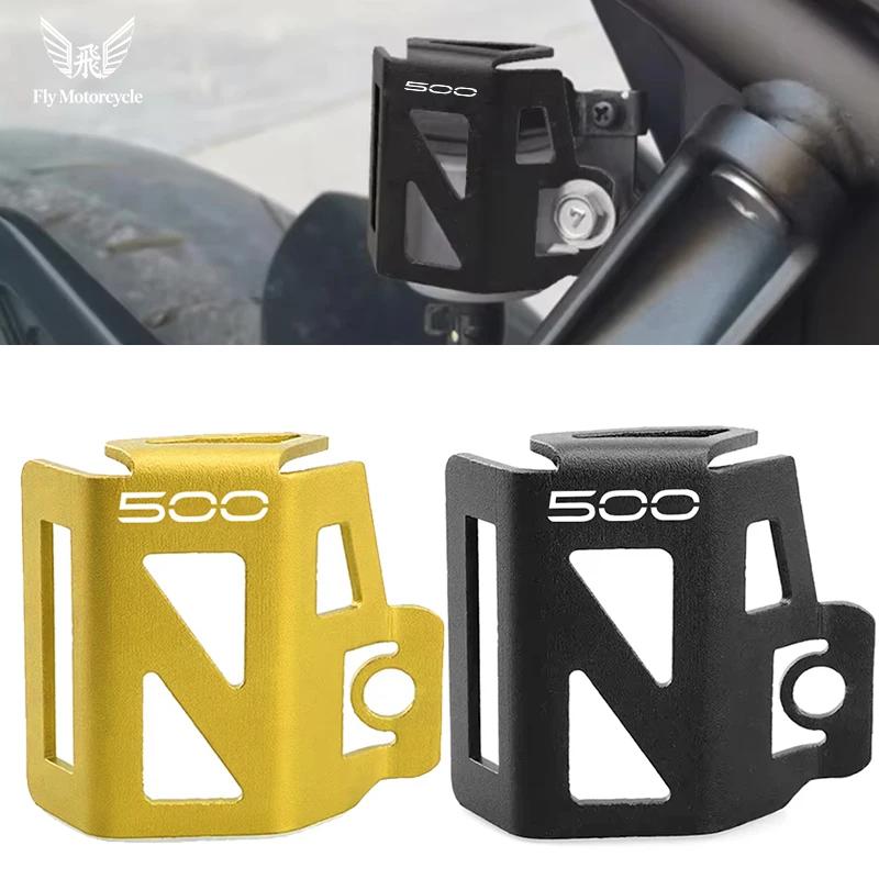 

Motorcycle Accessories For Kawasaki Ninja 500 Ninja500 Z500 Z 500 2024 Rear Brake Fluid Tank Oil Cup Reservoir Guard Cover