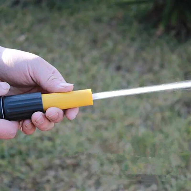 

Washing Adjustable Spray Nozzle Sprayers Garden High Quality Yellow ABS Sprayers Garden Hose Watering Equipment