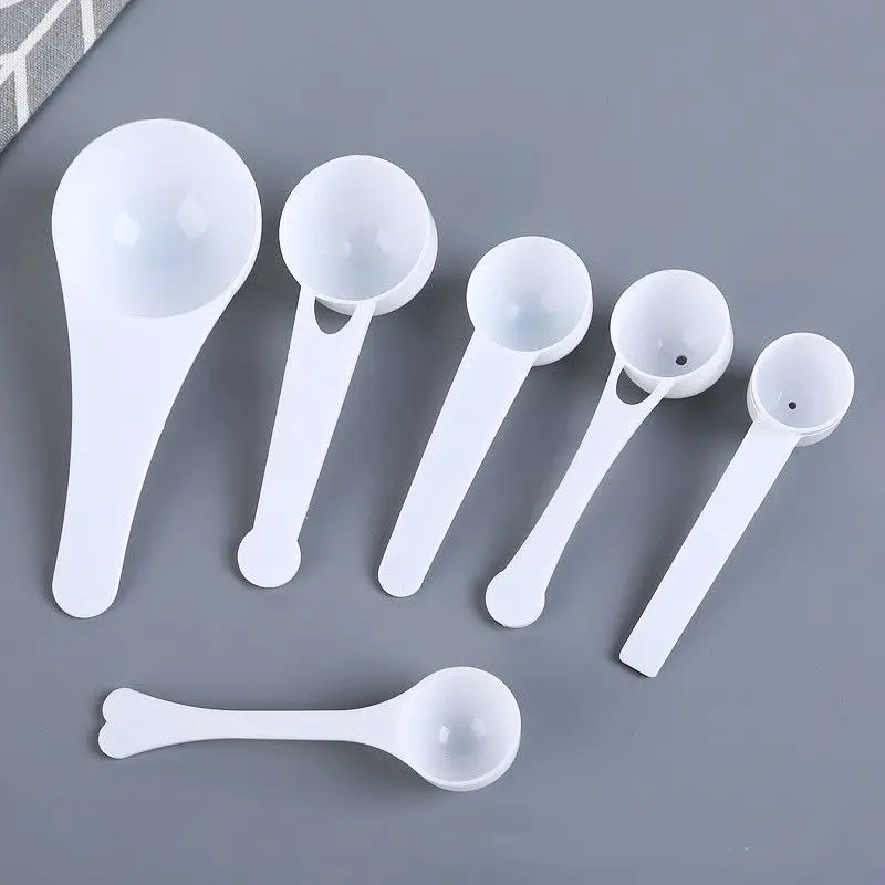 Creative Plastic Powder Measuring Spoon 1g 2g 3g 5g 10g 15g/Gram Milk Powder Flour Small Spoon