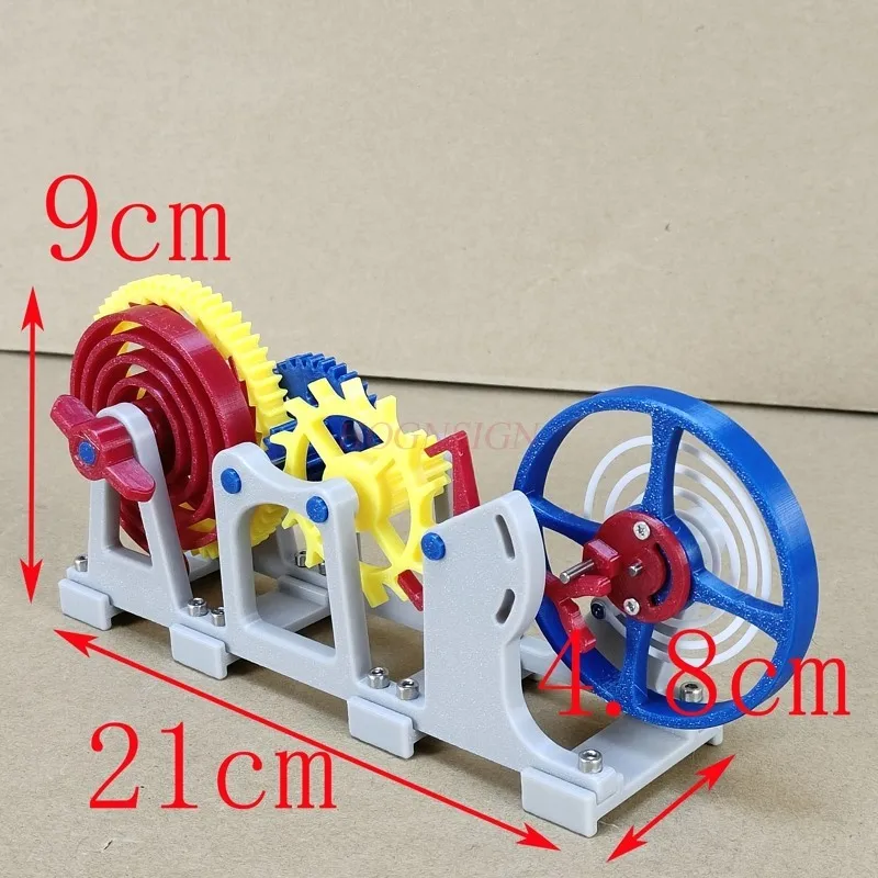 Flying Tourbillon Principle Model kit Dismantling mechanical watch Clockwork-powered escapement balance 3D printed DIY STEM toys