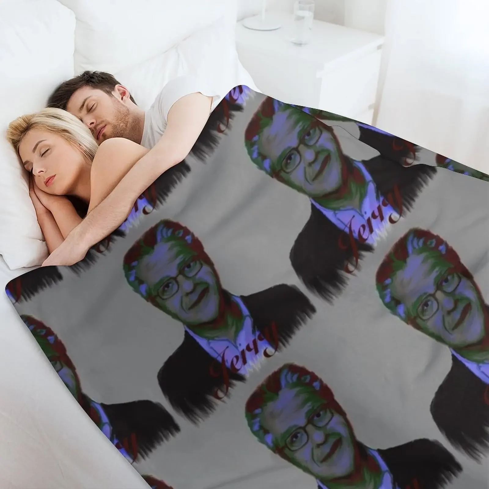 جيري سبرينغر رمي بطانية أريكة ثقيلة رمي المصممين بطانيات الشعر #4