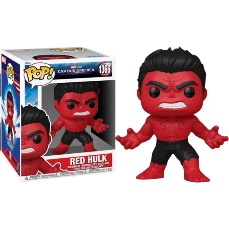 Original Funko Pop Captain America 4 Brave New World Figure Marvel Red Hulk Sam Wilson Vinyl Sculpture Doll Limited Edition Toys - Image 7
